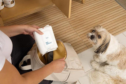 Eye Pet WiPees™ – 100 Gentle, All Natural Lick-Safe Eye Wipes for Dogs & Cats That Help Remove Tear Stains, Crust, Eye Boogers, & Irritants for Clean, Cuddly Comfortable Eyes