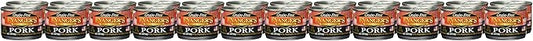Evangers Grain Free 100 Pork Can Pet Food 6oz. (24 Pack)