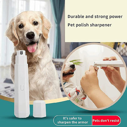 Dog Clippers and Nail Grinder Low Noise Cordless Rechargeable Dog Clippers and Nail Grinder for Grooming