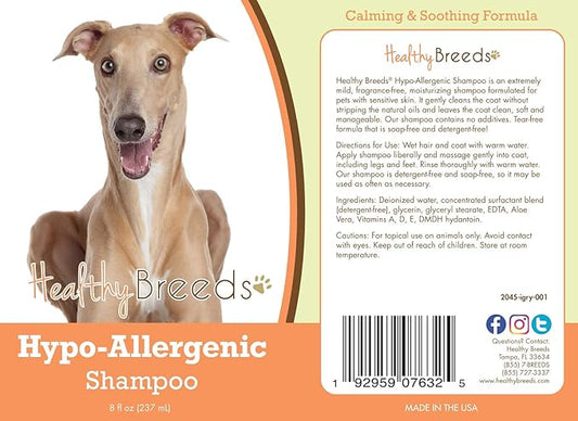 Healthy Breeds Italian Greyhound Hypo-Allergenic Shampoo 8 oz