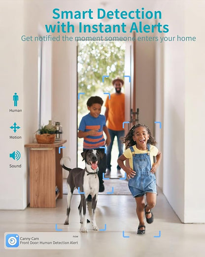 VIMTAG 2.5K Indoor Camera 5G&2.4G WiFi Cameras for Home Security, 360° Pet/Dog/Cat/Nanny Cam & Baby Monitor with Phone App & Speaker, Motion Tracking, Free AI Detection, Night Vision, SD/Cloud Storage