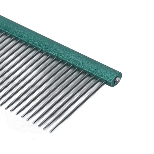 Greyhound Comb For Dogs, Metal Dog Comb Cat Comb For Removing and Knots Dog Combs with Rounded Ends Dog Combs For Grooming Matting Grooming Tool For Long Short Haired Dog