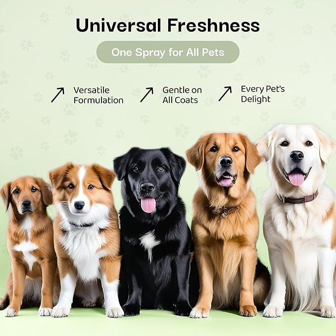 605Products Premium Dog Cologne & Odor Eliminator - Long Lasting Puppy Perfume, Deodorant & Essential Oils Grooming Spray, 2oz Blue Ribbon (3-Pack)