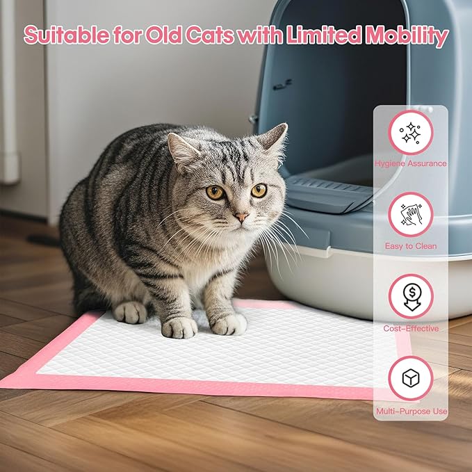 Puppy Pads Disposable Puppy Training Pads 13" x 18" -100 Count Puppy Pads | Premium Puppy Potty Training Pads，Underpads Ultra Absorbent Incontinence Pet Training Pads (S (13" X 18" - 100 Pcs ))