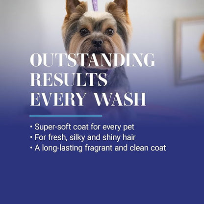 Chris Christensen SmartWash50 Hypo-Allergenic Ultra Concentrated Dog Shampoo, Makes up to 50 Bottles, Groom Like a Professional, Delightfully Fragranced, Suitable for All Coats, Made in The USA, 1gal