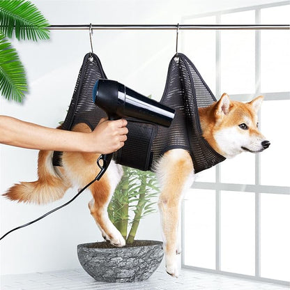Dog Grooming Hammock, Relaxation Cat Hanger Sling for Trimming Clipping Nails Dog Sling Dog Hammock for Nail Trim Adjustable Dog Hammock Restraint Bag for Small Medium Large Dog
