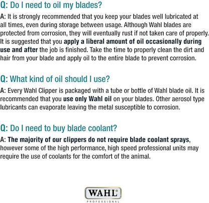 Wahl Professional Animal Competition Series Detachable Blade - 5/16-Inch Cut Length, 4F Full (2375-100)