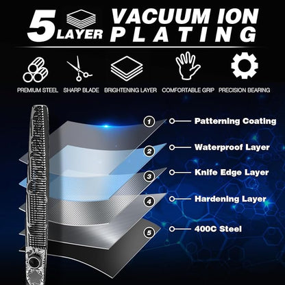 JASON 8 Inch Dog Thinning Scissors Ergonomic Pets Grooming Thinner Blender Shears Cat Trimming Texturizing with Offset Handle, Stainless Steel, Light Weight, Sharp, Safe, Comfortable