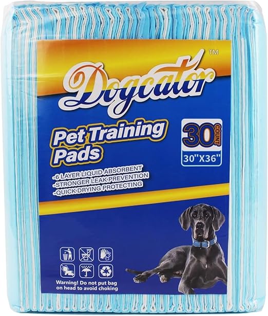 Dog Pee Pads Extra Large 30"x36", 30 Count Super Absorbent Pee Pads for Dogs, Disposable Urine Bed Pads for Doggie, Thicken XXL Puppy Pads, Piddle Pads X-Large for Indoor, Outdoor Use
