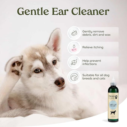 Pawfume Dog Gift Basket, 6-Piece Box – Give Your Pup a Spa-Quality Coat & Odor-Free Freshness – Probiotic Deodorizer Spray, Hypoallergenic Grooming Mist & Premium Brush – Dog Gift Boxes for All Breeds