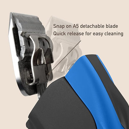 Detachable Blade - Size 3 3/4F Blade 1/2", Made of Extra Durable Japanese Steel, Compatible with Most Andis, Oster, Wahl A5 Clippers