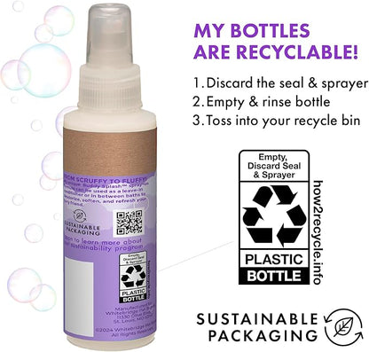 Buddy Splash Spritzer & Conditioner for Dog Grooming, Lavender & Mint, 4 Oz. Bottle