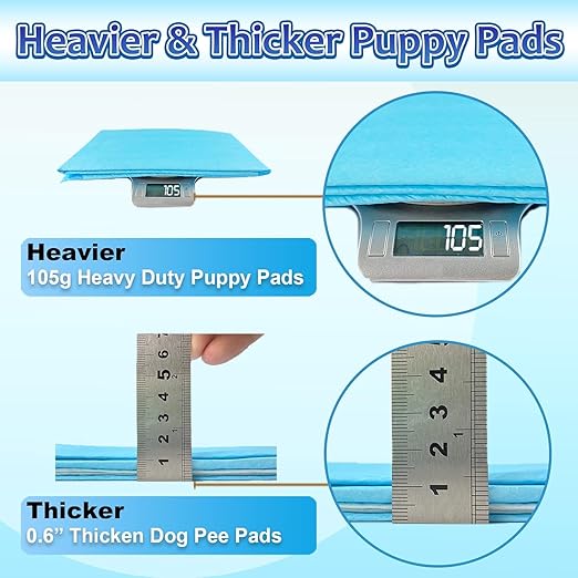 Dog Pee Pads Extra Large 30"x36", 30 Count Super Absorbent Pee Pads for Dogs, Disposable Urine Bed Pads for Doggie, Thicken XXL Puppy Pads, Piddle Pads X-Large for Indoor, Outdoor Use