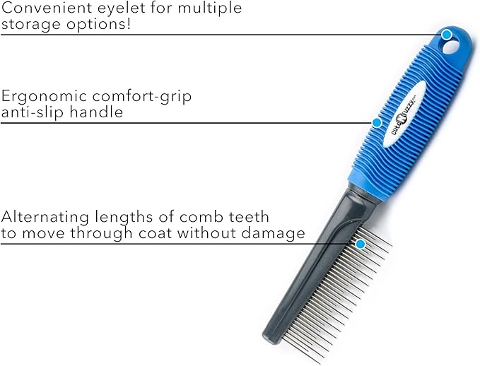 Ultimate Pet Shedding Comb, Red