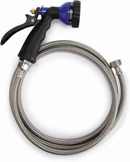Master Equipment 6-in-1 Spray Hoses — Versatile, Brightly Colored Hoses for Use in Pet Grooming Shops - 60", Black
