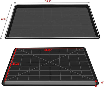 Dog Crate Tray 36" - ChewProof Replacement Pan, Easy to Clean, Easy to Assemble,Ideal for Potty Training - Perfect for Pet Crates & Kennels