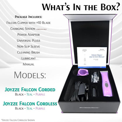 Falcon Clipper 2 Speed - Professional Dog Grooming Clippers with Precision, Power, Low Noise, Dog Clippers for Grooming
