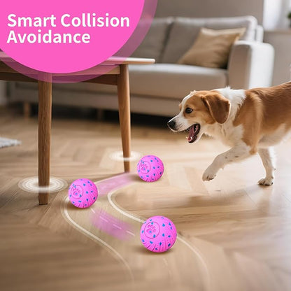 Smart Interactive Dog Toys, Activated Moving, Bouncing, Rotating Ball for Medium/Large Dogs, Motion-Activated Dog Ball to Keep Them Busy, IP54 Waterproof & E-TPU, Fun & Engaging Dog Gift