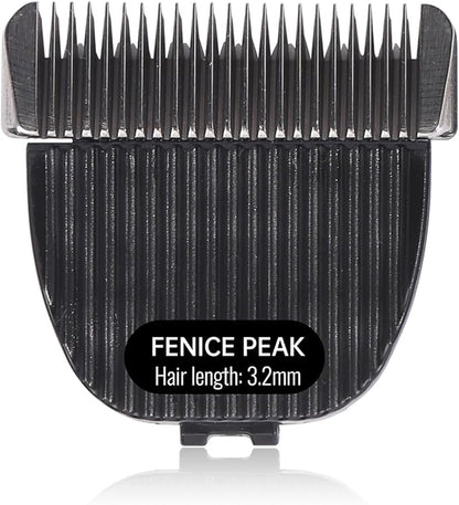 FENICE PEAK 7FC Low Noise Pet Dog Grooming Clippers Replacement Blade Ceramic Edge Detachable Steel Pet Clipper Blade with Cutting Length of 3.2mm 1/8'' (1 Count)