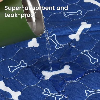 Puppypad.com Pee Pad, Washable Puppypad with Pheromones, Reusable Puppypad Brand Puppy Pad Mats- The Last Pee Pad You'll Get, Leak-Proof Pet Training Rug for Dogs Indoor Use (D, S(16×24in))