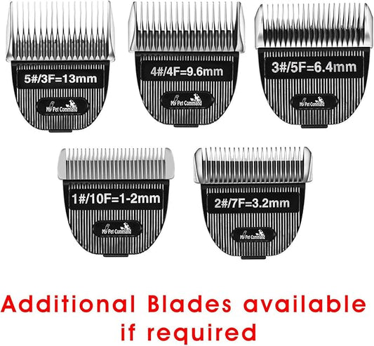 My Pet Command Replacement or Additional Blades/Guides for Cordless Pet Clipper Model Number MPC30DS