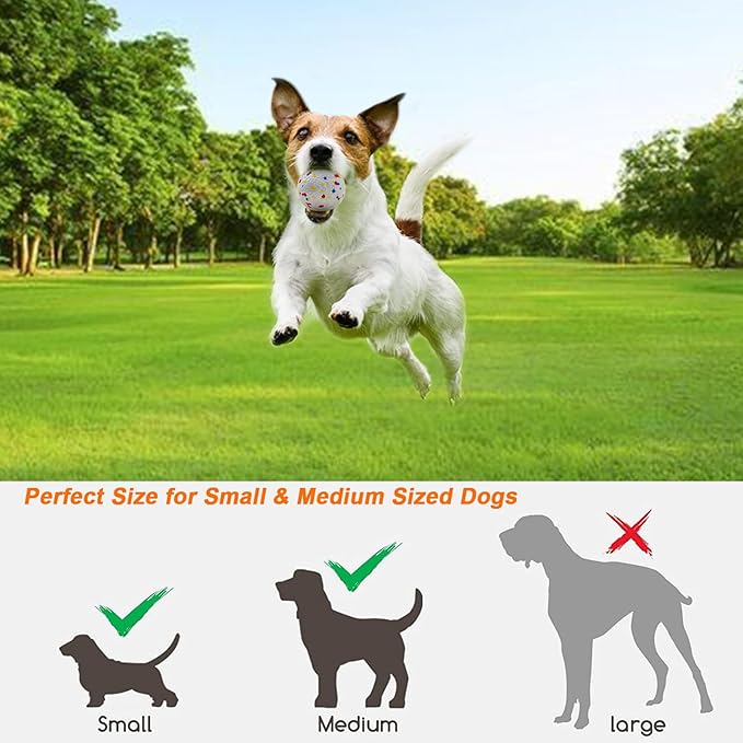 Compact Automatic Ball Launcher for Dogs with Random Mode, 3 Settings to 45FT, Rechargeable Small Dog Ball Thrower with 4 ETPU Tennis Balls for Small Medium Breeds