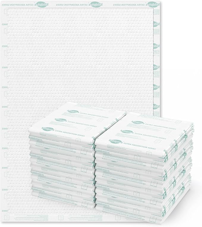 Heavy Duty Underpads 40"X60" Super Sized Chucks Pads 270 Grams Disposable Bed Pads with Strength Cloth Backing Extra Absorption Pads for Incontinence (100X152CM, 30 Count, Discreet Packaging)