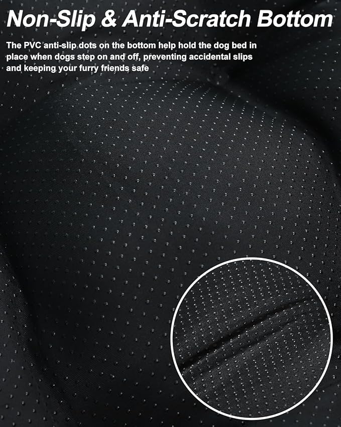 Dog Bed for Crate Washable Extra Large Dog Bed Plush Dog Kennel Pad Pet Sleeping Mat with Anti-Slip Bottom, 47x29 Inch, Grey