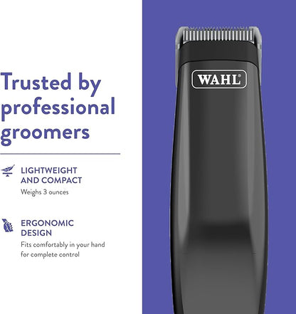 Wahl Professional Animal Super Pocket Pro Pet, Dog, & Cat Trimmer & Grooming Kit - Black Chrome