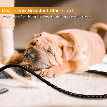 Toozey Pet Heating Pad, 6 Adjustable Temperature Dog Cat Heating Pad with Timer, Indoor Pet Heating Pads for Cats Dogs with Chew Resistant Cord, Electric Pads for Dogs Cats, Pet Heated Mat