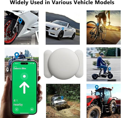 Car Tracker GPS Tracker for Vehicles,No Monthly Fee Car GPS Tracker,Real Time GPS Tracking Device with Magnetic Case,Global Coverage Location Tracker for Car,Kids,Elderly,Pet,Items (White,2PCS)