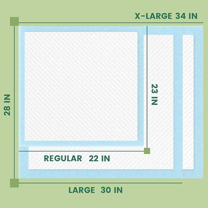 IMMCUTE 7 Layer Dog Pads 30x28 Inch, 30 Count - Super Absorbent Dog Pee Pads Extra Large, Tear-Resistant Thick Disposable Training Pads for Dogs & Cats