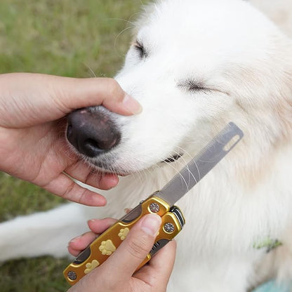 Heavy Duty Dog Nail Clippers for Thick Nail 【Cut Nails Like Butter】, Quite Sharp Pet Nail Clippers for Large Dogs, Easy & Safe Dog Nail Trimmer for Large Medium Small Dogs Cat with Nail File