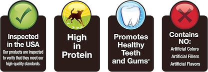 Cadet Natural Pig Ears for Dogs, Long Lasting & Natural Chew Treats for Dogs, 25 Count