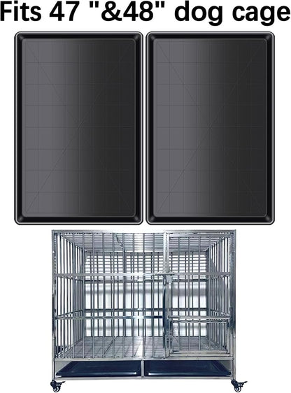 Dog Crate Tray 36" - ChewProof Replacement Pan, Easy to Clean, Easy to Assemble,Ideal for Potty Training - Perfect for Pet Crates & Kennels (2PCS)