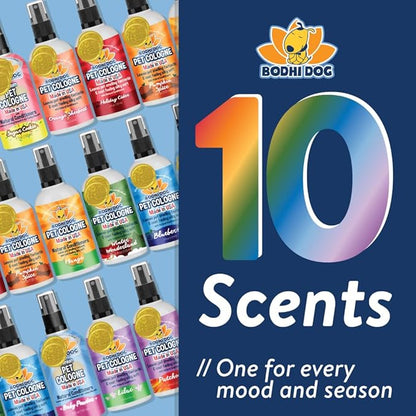 Bodhi Dog Natural Dog Cologne (Mango) - Premium Scented Deodorizing Pet Perfume with Conditioner for Dogs & Cats - Keeps Pets Fresh & Clean - Gentle and Safe Formula, Made in USA (4 Fl Oz)