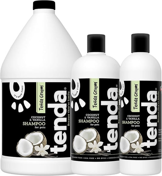 Tenda Coconut and Vanilla Dog Shampoo (16oz)