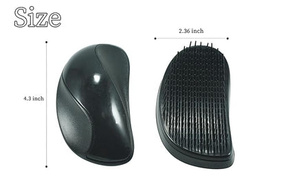 Grooming Brush for Small Dogs - Ideal for Shih Tzus, Yorkies, and Maltipoos - Gentle Puppy Hair Brushes for Effective Grooming - (Black)