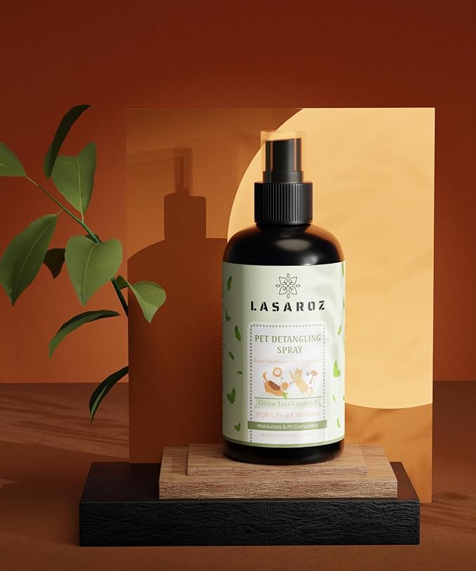 Pet Detailing Spray | Cat Dog Pet Easy Combing Spray | Green Tea and Vitamin E Moisturizer Pet Spray