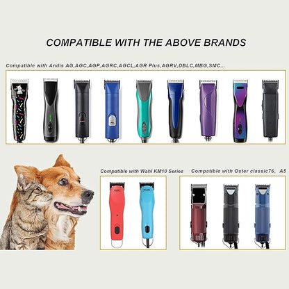 Dog Grooming Clipper Replacement Blades, Compatible with Ainds, Oster A5, Wahl Km10 and Other Series Clippers (10#|1Pack)