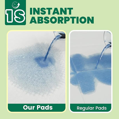 IMMCUTE Heavy Duty Puppy Pee Pads 22"x23"-100 Count | Dog Pee Training Pads Super Absorbent & Leak-Proof | Disposable Pet Piddle and Potty Pads for Puppies | Dogs | Doggie| Cats | Rabbits