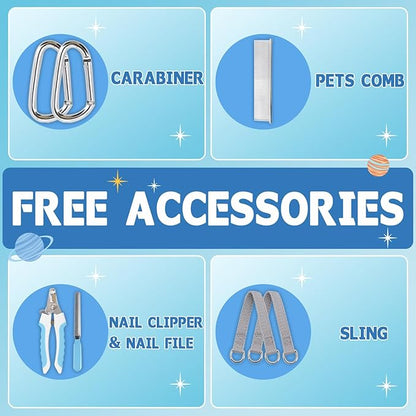 Supet Dog Grooming Hammock Harness, Relaxation Sling for Nail Trimming with Thick Fabric Back Support, Helper Dog Hammock for Nail Trimming Clipping