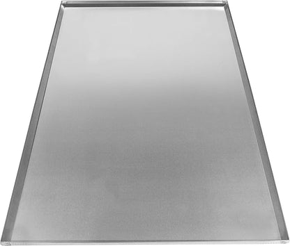 Red Hound Auto Metal Replacement Tray for Dog Crate 47 x 27 x 1 Inches Flat-A-Way Heavy Duty Stainless Steel Chew Proof Kennel Cage Pan Leakproof Liner Compatible with Midwest More