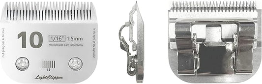 Detachable Ultra Edge Dog Clipper Blade - Constructed of Carbonized Steel, Resists Heat and Rust with Long-Lasting Sharp Edges - A5 Series (FC-10: 1/16" (1.5MM))