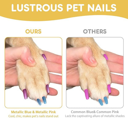 Dog Nail Polish Pens Quick Dry,12 Colors Pet Nail Polish Kit for Dogs,Cats or Birds,Dog Safe Nail Polish and Easy to Apply,Nail Polish Pens for Dogs, Christmas Dog Nail Polish,Ideal Gifts for Dog