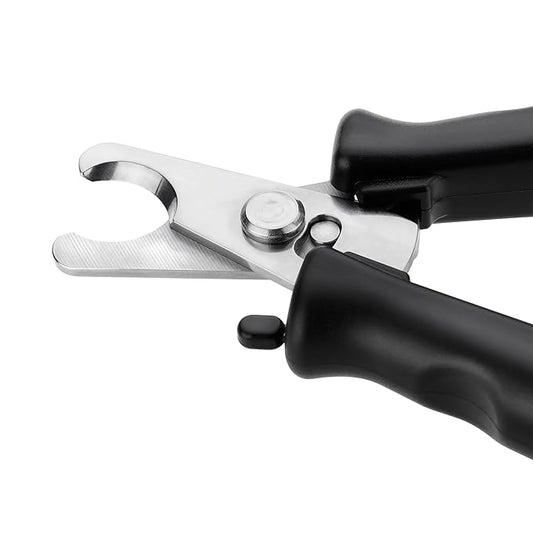 Tweezerman Large Nail Clippers for Dogs & Cats, Manual Professional Cat & Dog Nail Trimmer with Ergonomic Handle