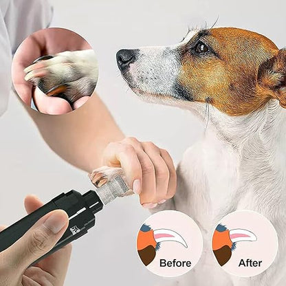 Diamond Dog Nail Grinder Bits - FOCSTOL Diamond Rotory Bit for Dogs&Pets, 1/8'' Rotary Nail Grinder Bits for Animals Nail Care (Type C)