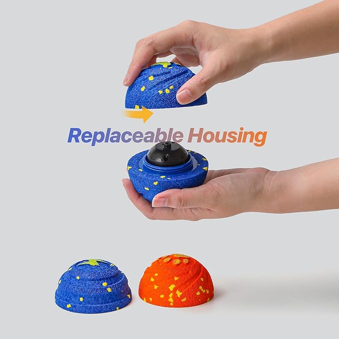 Interactive Dog Toys Balls Moving - Smart Automatic Bouncing Interactive Dog Ball, Durable Pet-Safe E-TPU, IPX7 Waterproof, Anti Boredom Dog Toys to Keep Them Busy for Large and Small Dogs(2 PACK)