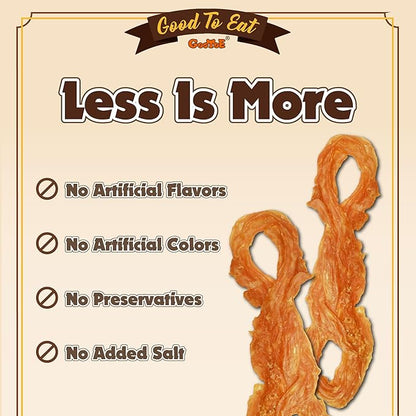 Gootoe Turkey Tendon Dog Treats, Rope (L) 3.53 oz, USA-Sourced Turkey Tendon, Natural Snack, Premium Puppy Chews, Hypoallergenic, Reseal Value Bags, Size for Large Dogs (Pack of 2)