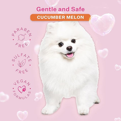 Paris Hilton Dog Perfume, Deodorizer & Detangler | Odor Neutralizing with Crisp Refreshing Cucumber Melon Scent - Sulfate-Free, Vegan, Hypoallergenic for All Pet Breeds 10oz/295ml
